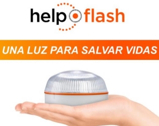 Help Flash luz de emergencia V16 sustituye los triángulos para salvar vidas