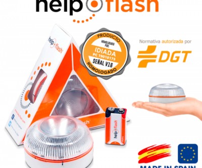 Help Flash V16 luz baliza señalización de emergencia